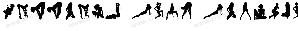 Darrians Sexy Silhouettes 3字体转换